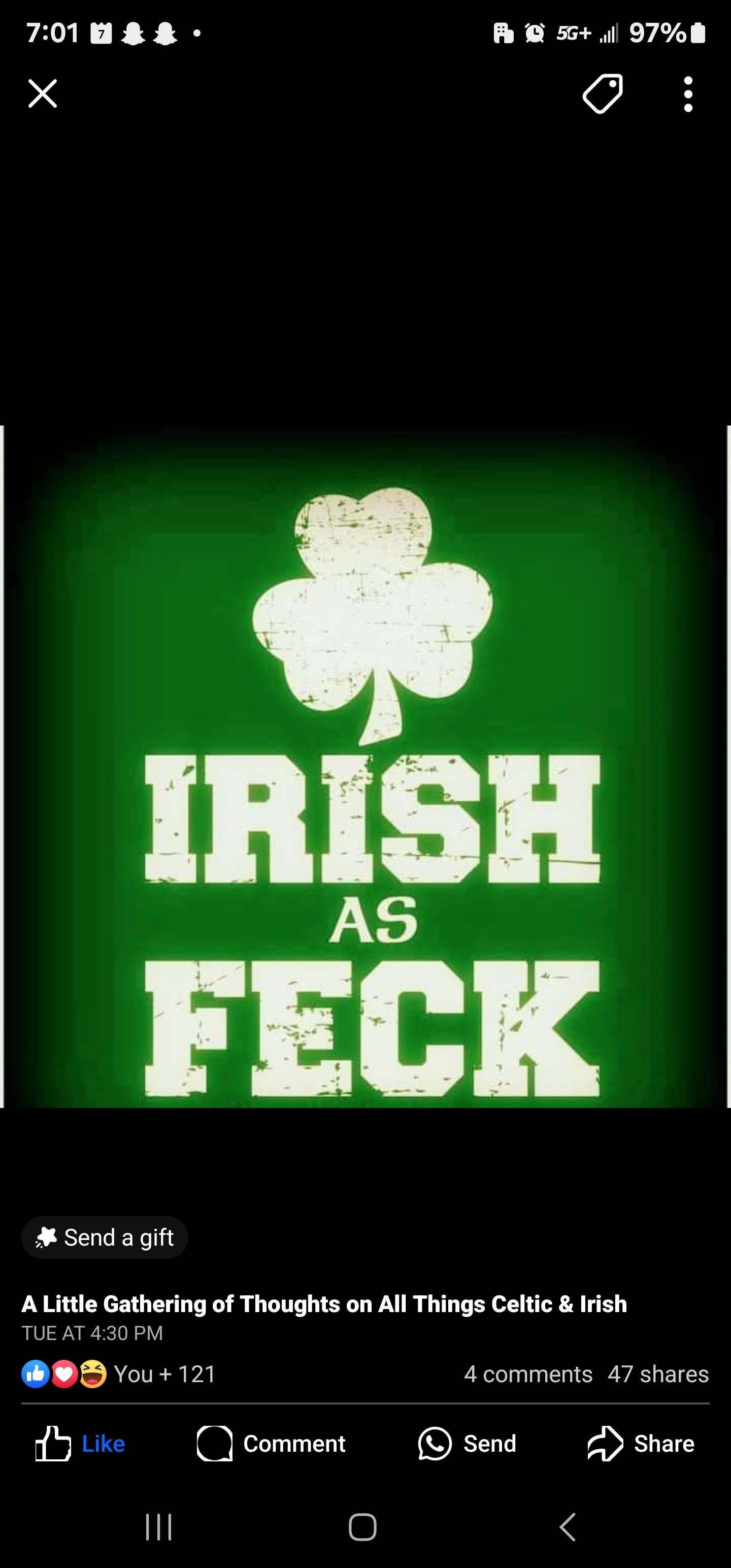 Irish as Feck